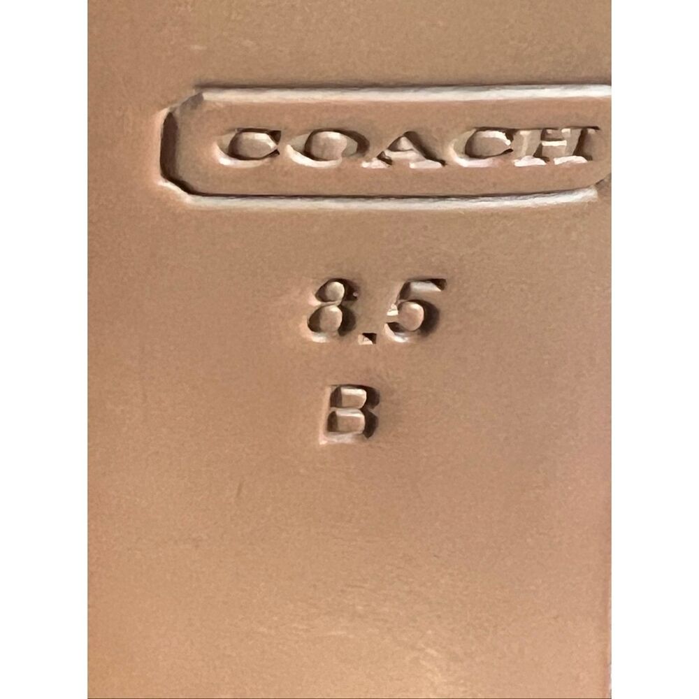 Coach Landrie python heel sz 8.5 - Picture 8 of 10